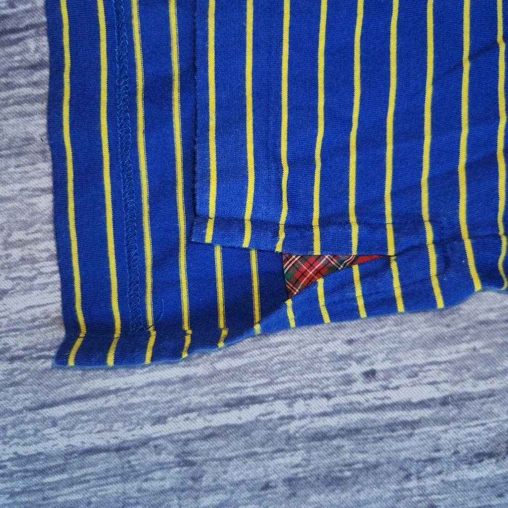 Polo Golf Ralph Lauren Vintage‎ Lisle Striped Golf Polo Shirt - Men's Large